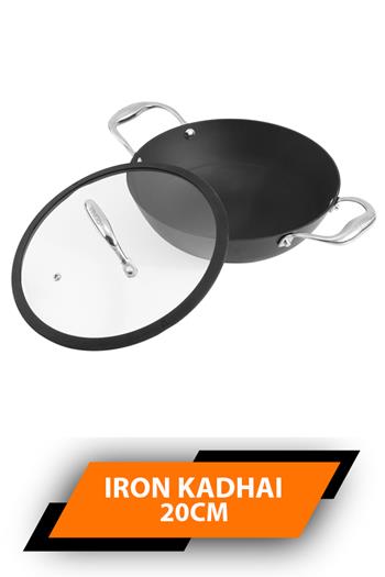 Vinod Ferona Cast Iron Kadai 20cm